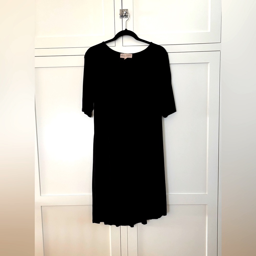Black soft knit dress by Philosophy size M
